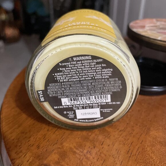Bath & Body Works Aromatherapy Lemon + Rosemary 7oz. Single Wick Jar Candle - Picture 4 of 4